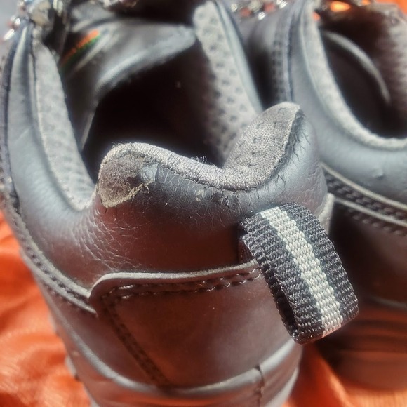 HYTEST Men's SIZE 7 WIDE Leather‎ Lithium Oxford Safety Shoes K17150 STEEL Toe - Picture 12 of 14